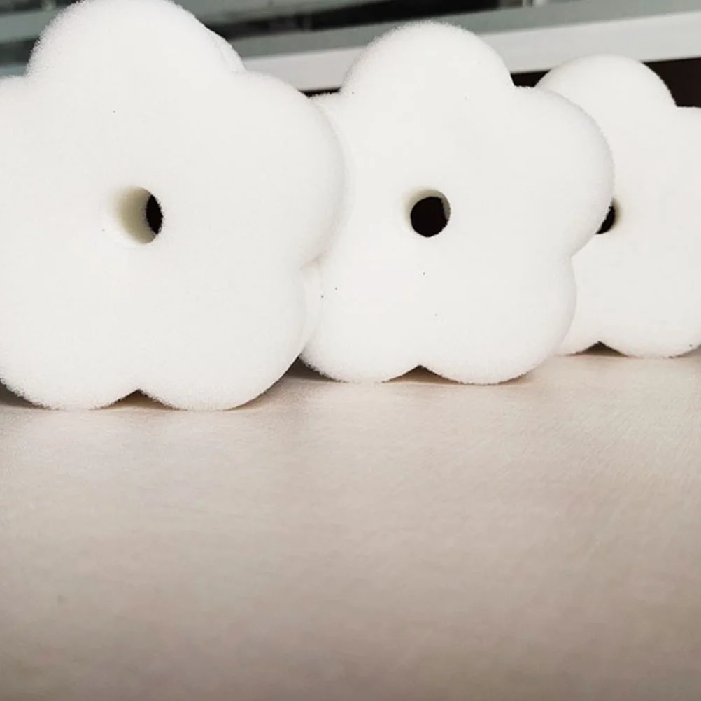 24 Stück Schwämme filtern Schwimmbad filzen Öl absorbieren des Reinigungs set weißes Werkzeug