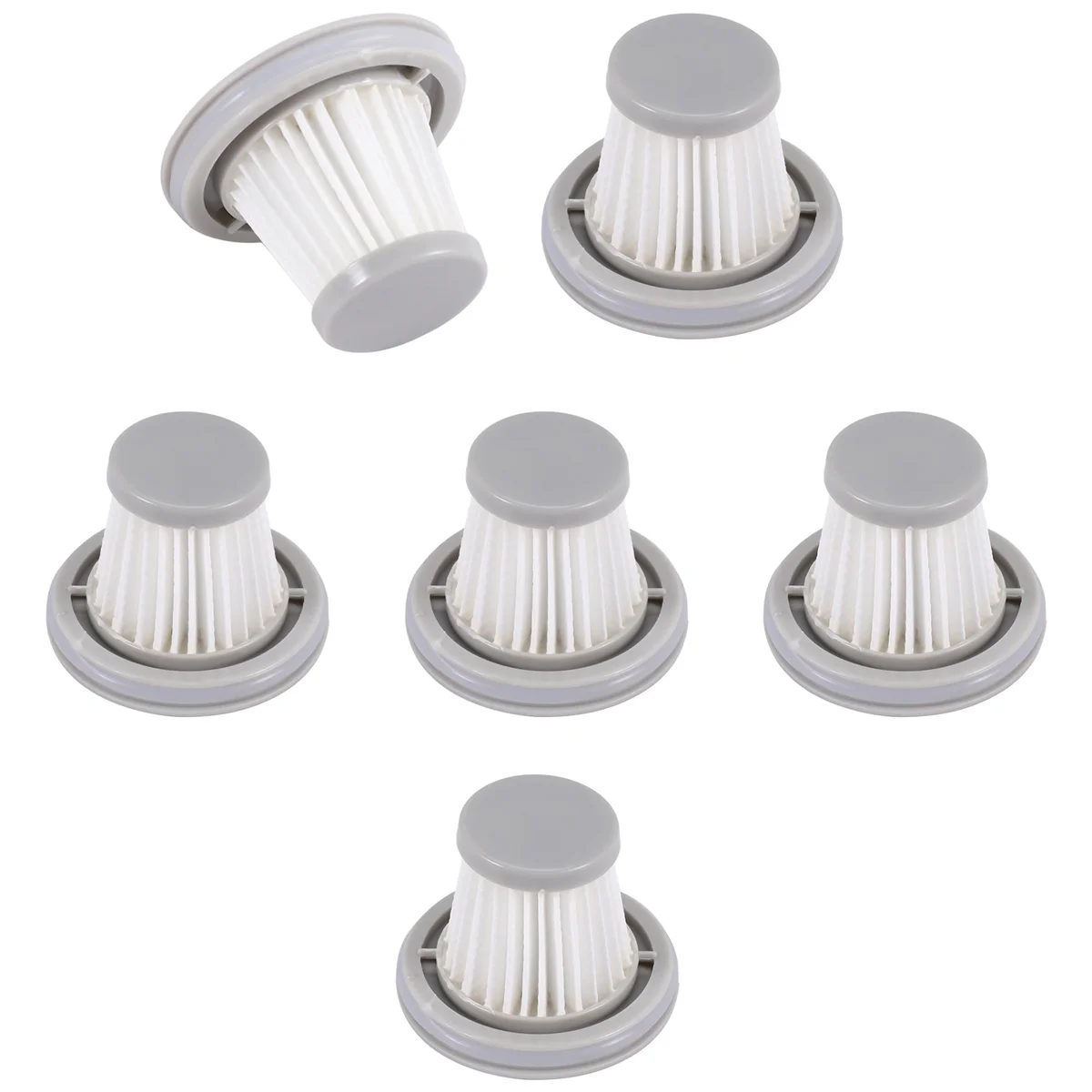 L65A 6PCS HEPA Filter for XIAOMI MIJIA Handy Vacuum Cleaner Home Car Mini Wireless Washable Filter Spare Parts Accessories