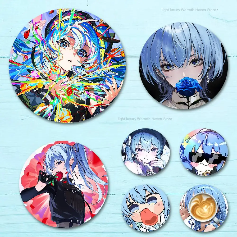 

Singer H-Hoshimachi Suisei wooden anti-slip coasters suitable for home office and theme party decoration