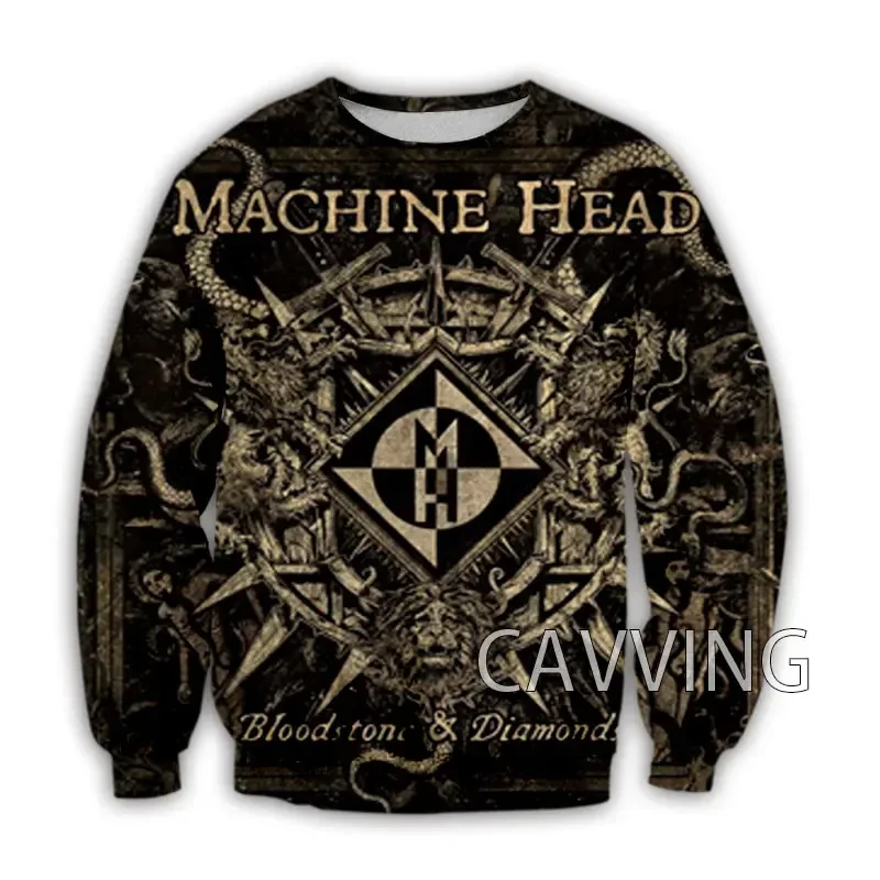 New Fashion Women/Men's 3D Print  Machine Head Rock   Crewneck Sweatshirts Harajuku Styles Tops Long Sleeve Sweatshirts