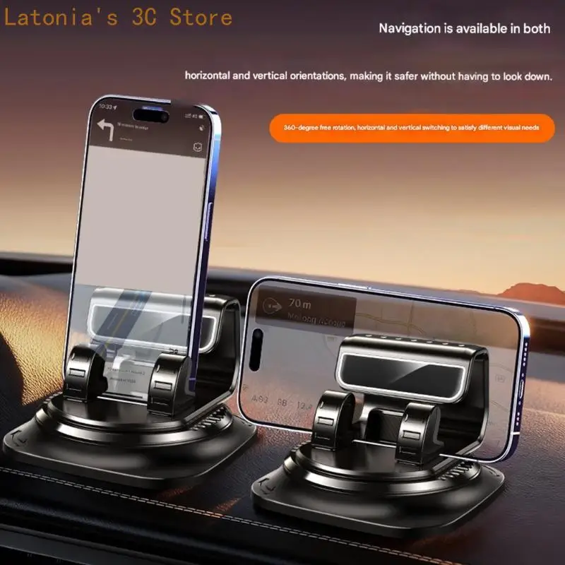 Auto Telefon Halter Auto Dashboard Halterung für Die Meisten Handy 360 Grad Rotierenden Telefon Stehen Einfache Installation – Detail 9