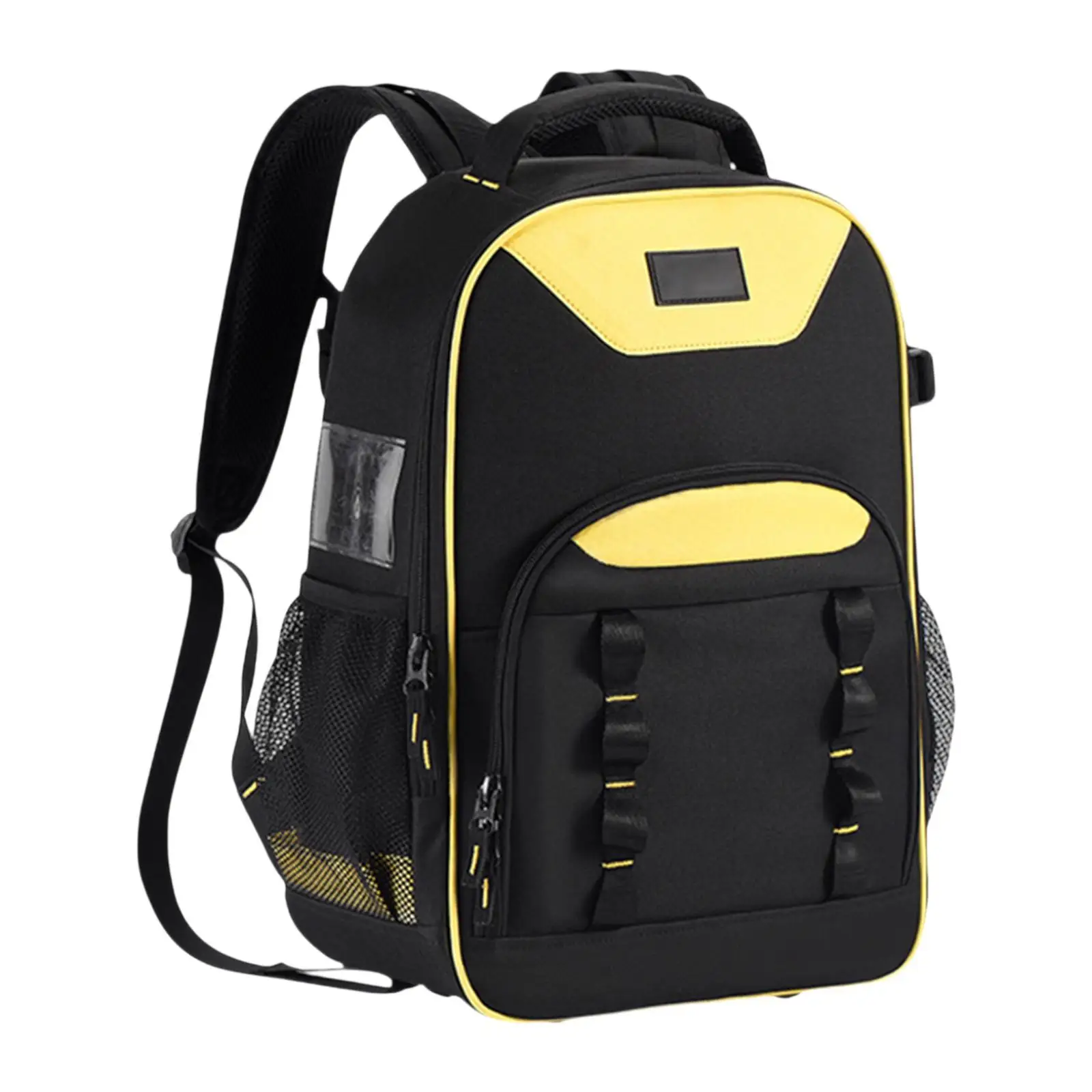 Tool Backpack Multiple Pockets Multifunctional Practical with Zipper Heavy Duty