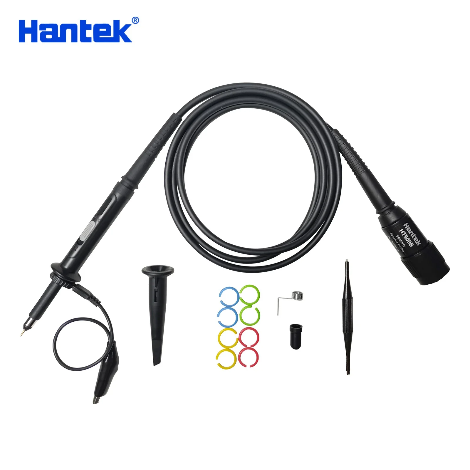 

Пассивный зонд Hantek HT300B HT500B, 300 МГц, 500 МГц, датчик высокого импеданса, переключаемое соотношение затухания X1 X10
