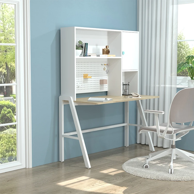 

Factory Supply High Quality Computer Reading Writing Desk Office Table Computer Desk With Mini Bookshelf