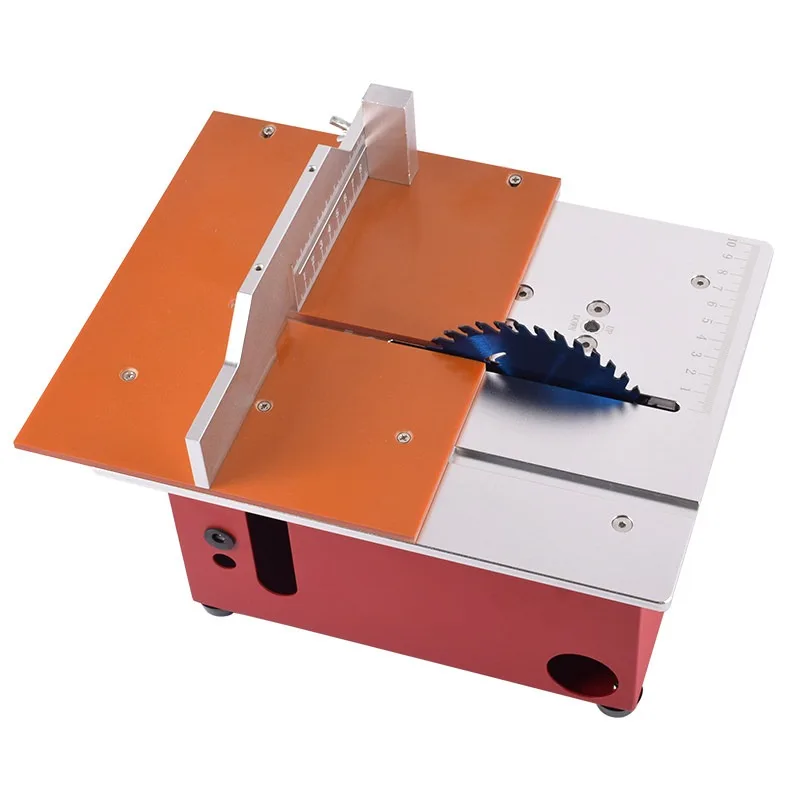 For Miniature Multifunctional Table Saw DIY Small Chainsaw Desktop Cutter Mini Slotting Woodworking Push Table Saw