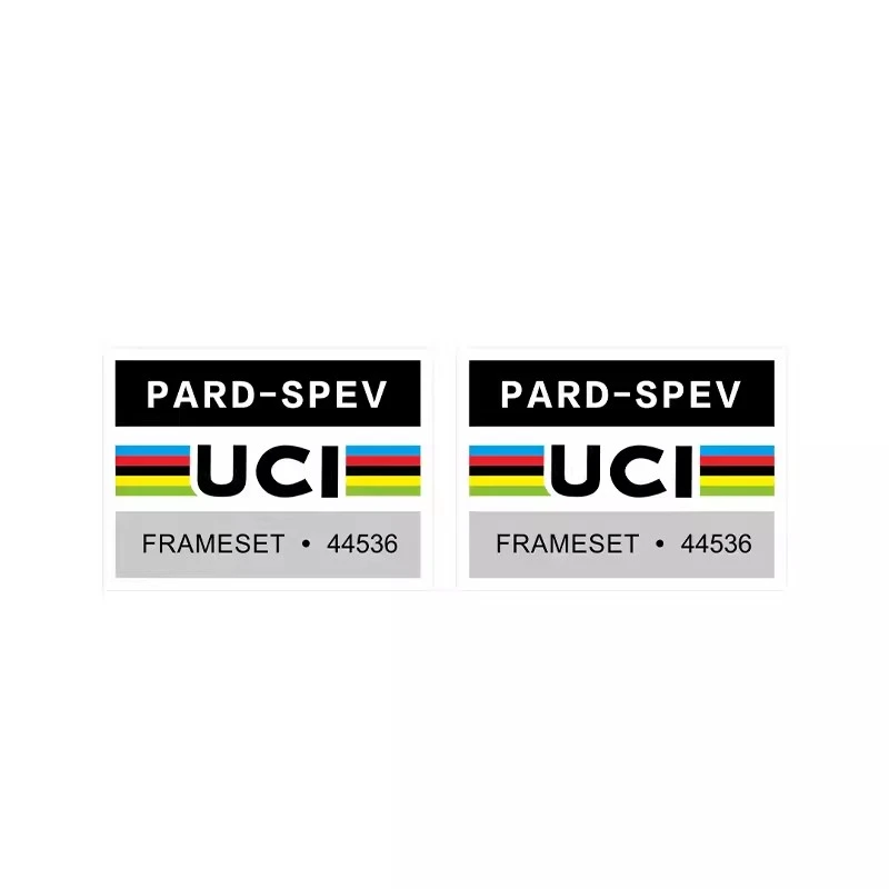 certification small label sticker bicycle union certification label bicycle decals customize frame name ID warning films