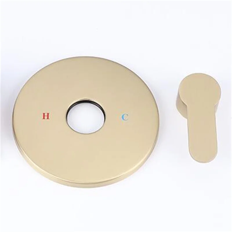Picture 6: Shower Control Valve Bahtroom Black Chrome One Function Brass In Wall Faucet Mixer Concealed Control Valve For Shower Head