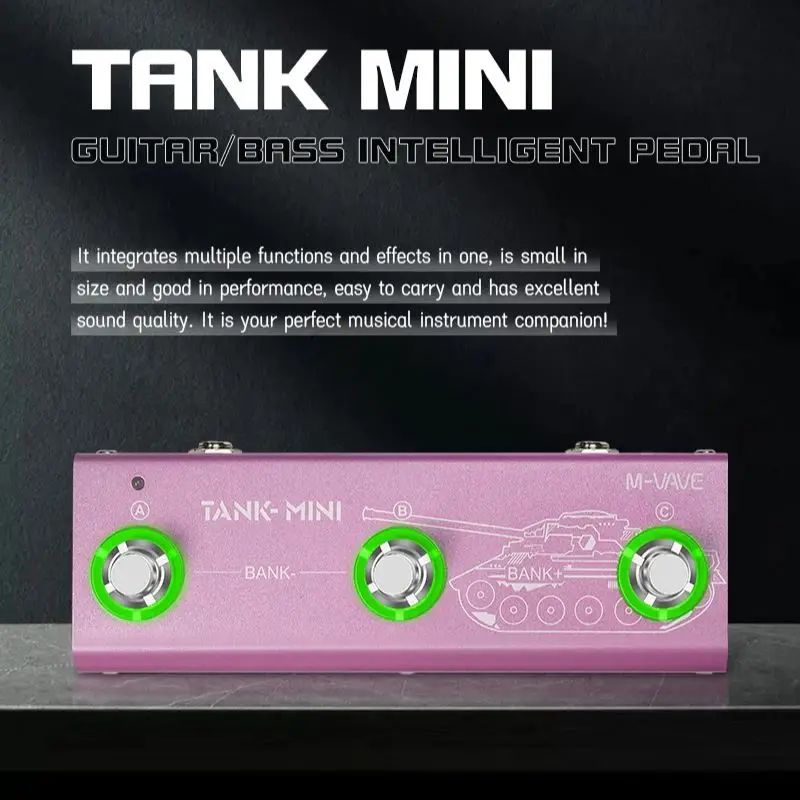 M-vave-ミニタンクマルチエフェクトギターペダル,irおよびotgレコーディング,統合cab,amp,mod,fx,遅延およびリバーブエフェクトをサポート