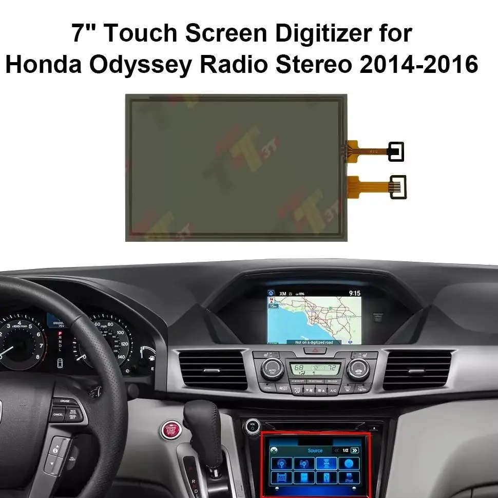 7" Touchscreen-Digitizer für Acura TLX MDX und Honda Odyssey Radio Stereo-Einheit – Detail 6