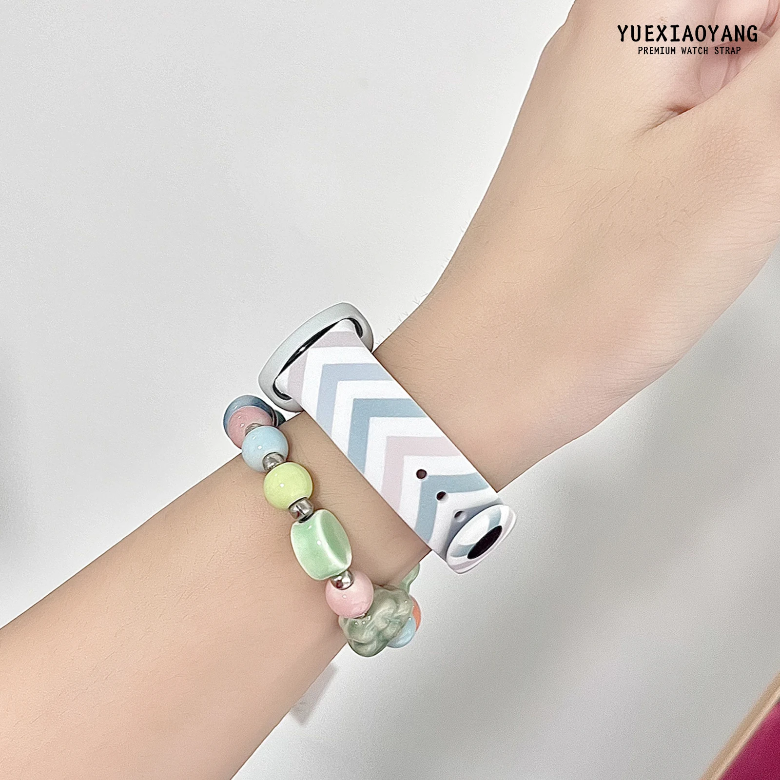 

Arrow line Printed 2 Wristband for Xiaomi Mi Band 10 9 8 Wrist Strap Replaceable Bracelet for Mi Band 10 9 8 Smart Watchband