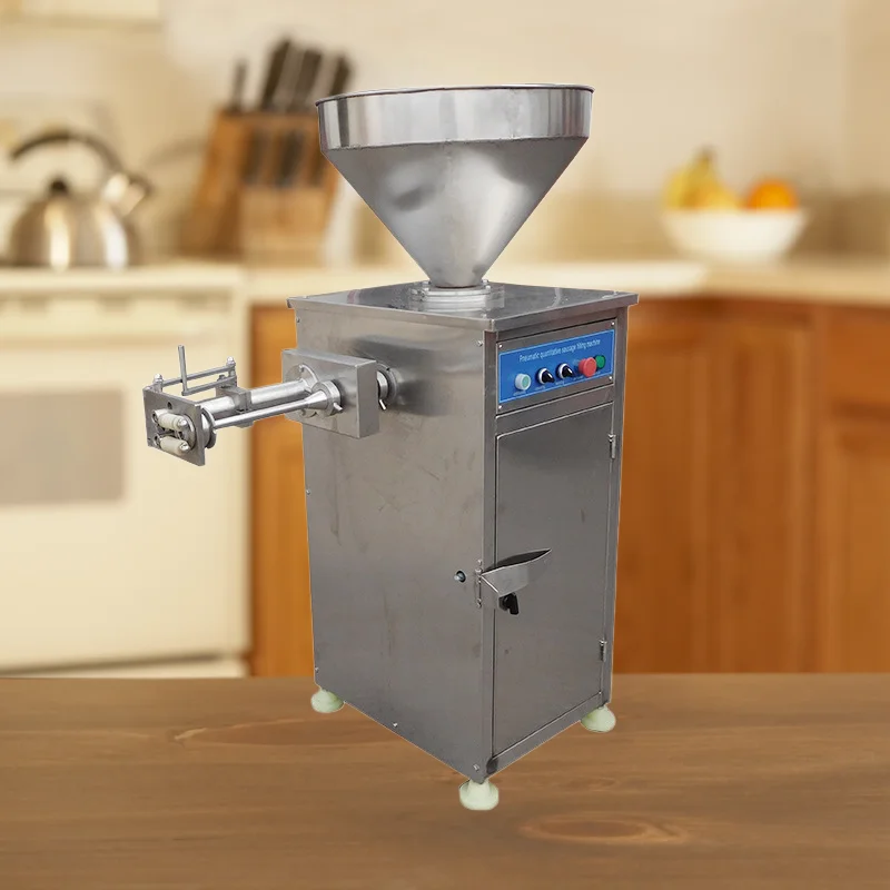 Pneumatic Quantitative Sausage Twisting Machine For Butcher Shop & Meat Processing Plant