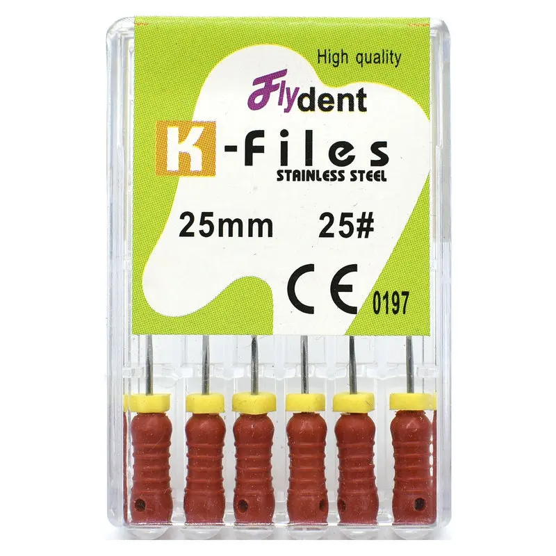 Dental  Endodontic Stainless Steel K Files 21/25MM Root Canal Handuse Files Used For Root cleaning dentistry Tool