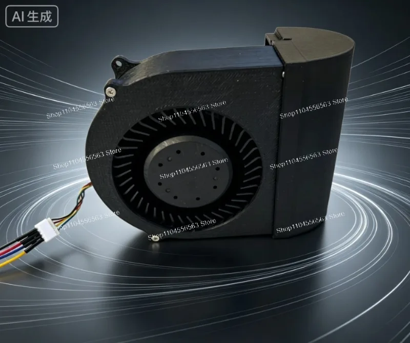 Active Cooling Fan Kit for NVIDIA Tesla P100 P40 M40 K80 V100 GPU with 3D Printed Duct 4cm Fan