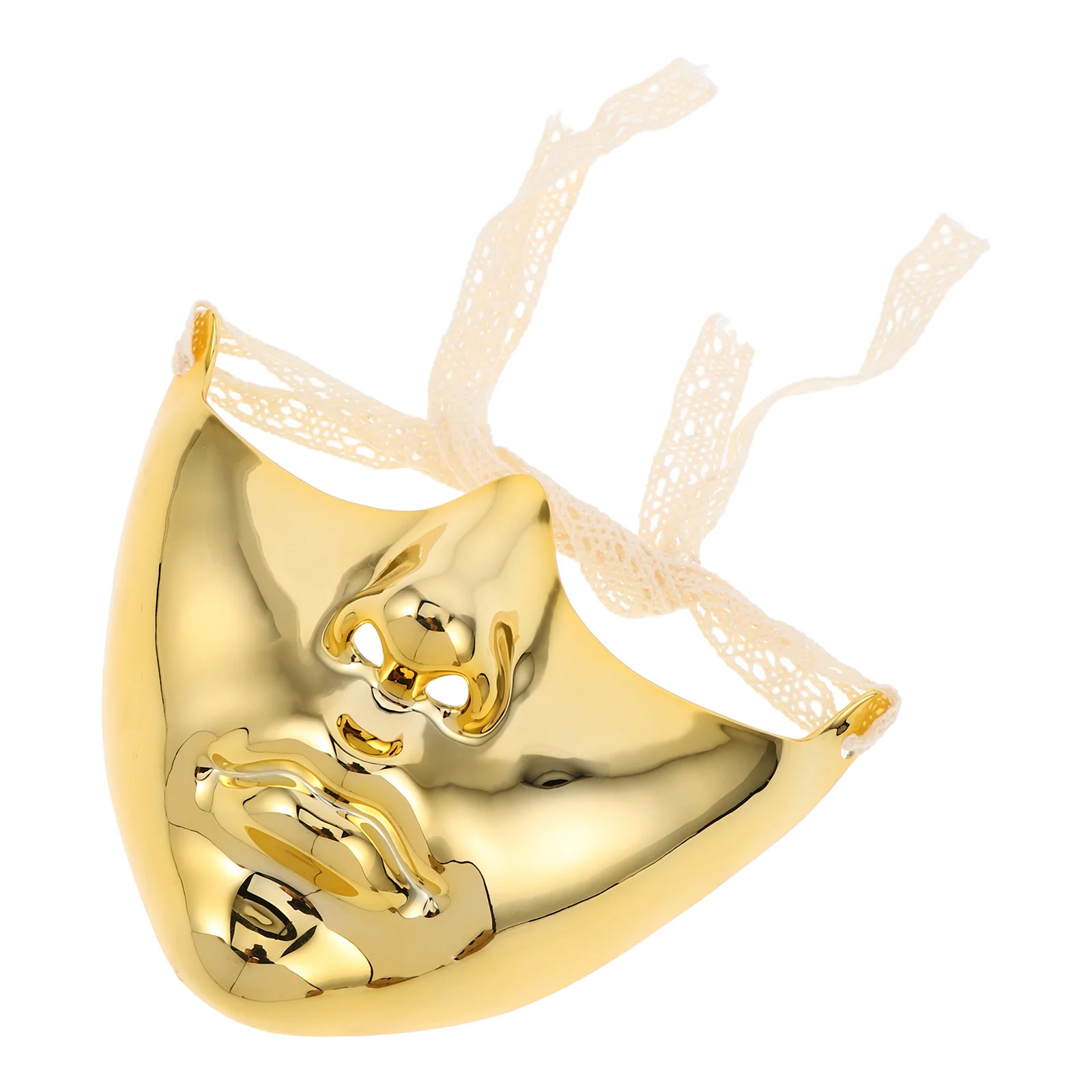 

Vintage Golden Half Face Mask Steampunk Style Comfortable Fit for Masquerade Ball Mardi Gras Cosplay Costume Accessory