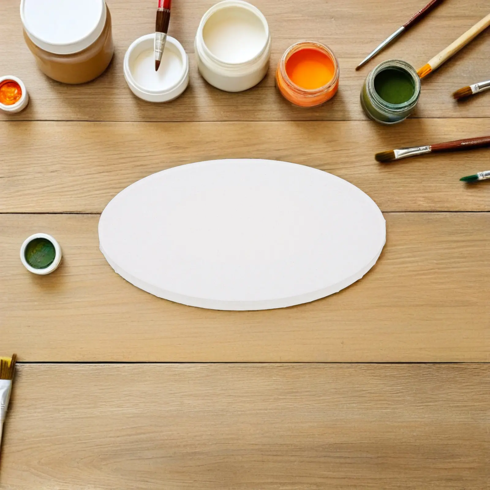 5 Pcs Canvas Painting Board Artist Drawing Blank for Stretcher Frame Frames Paintings