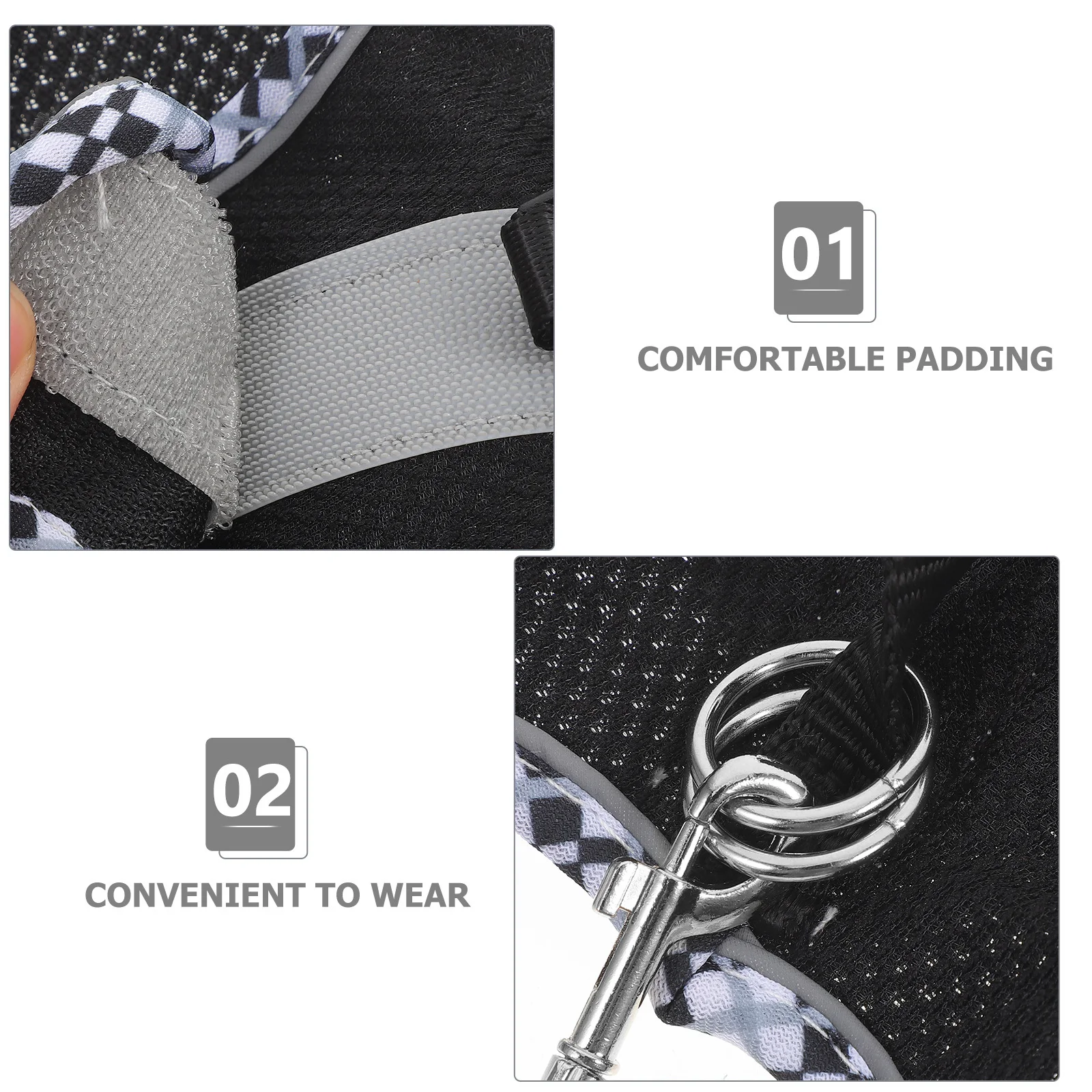 

1Set Portable Dog Harness Simple Structure Easy to Put on and Remove for Pets Dog Walking Vest Harness Puppy Vest