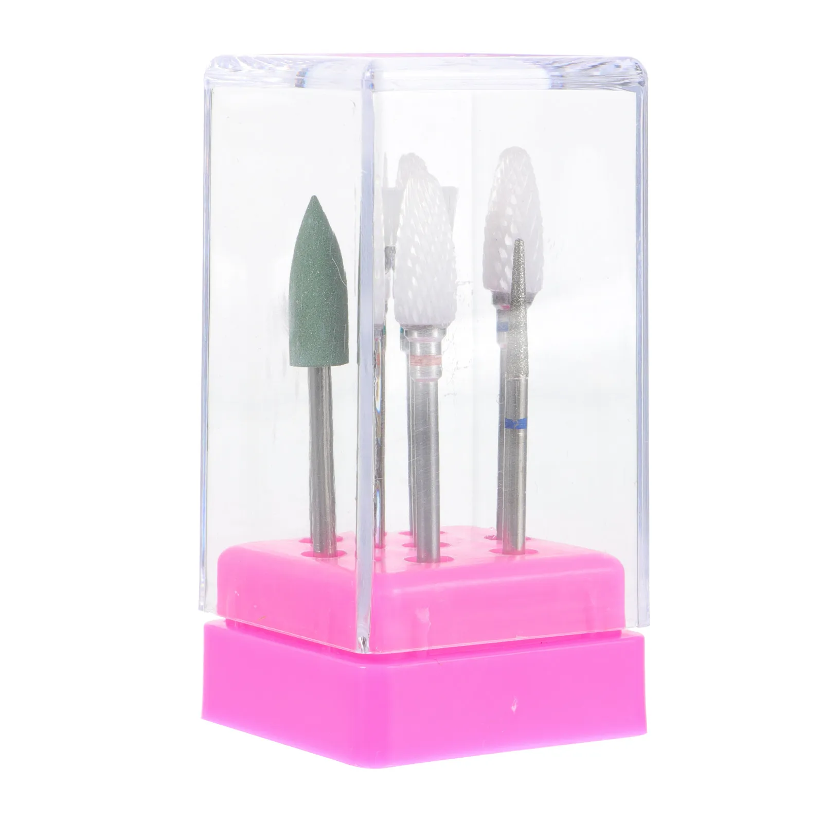 7Pcs Nail Drill Bits Set Natural Skin Safe Rust Proof Manicure Tool for Nail Beauty Polishing Cleaning Dead Skin Removal Finger