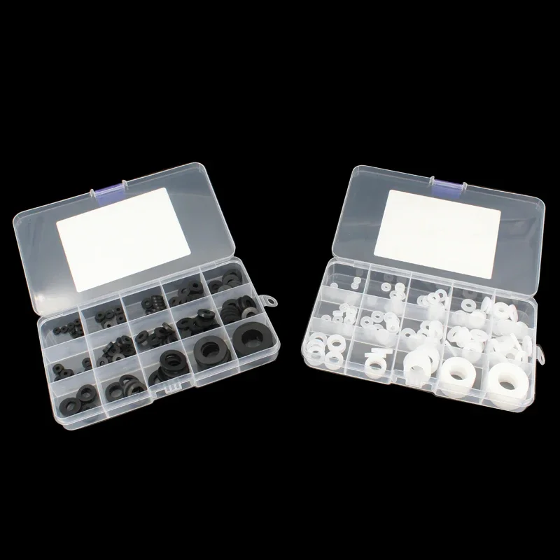 Rubber Flat Gasket Faucet Seal Silicone Rubber Nitrile Rubber Waterproof Repair Kit Stainless Gasket PTFE Nylon Combination Ring