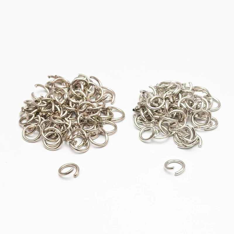 100Pcs Open Jump Rings for Jewelry Making, Open Jump Rings for Jewelry Making Supplies, Crafts and Keychains