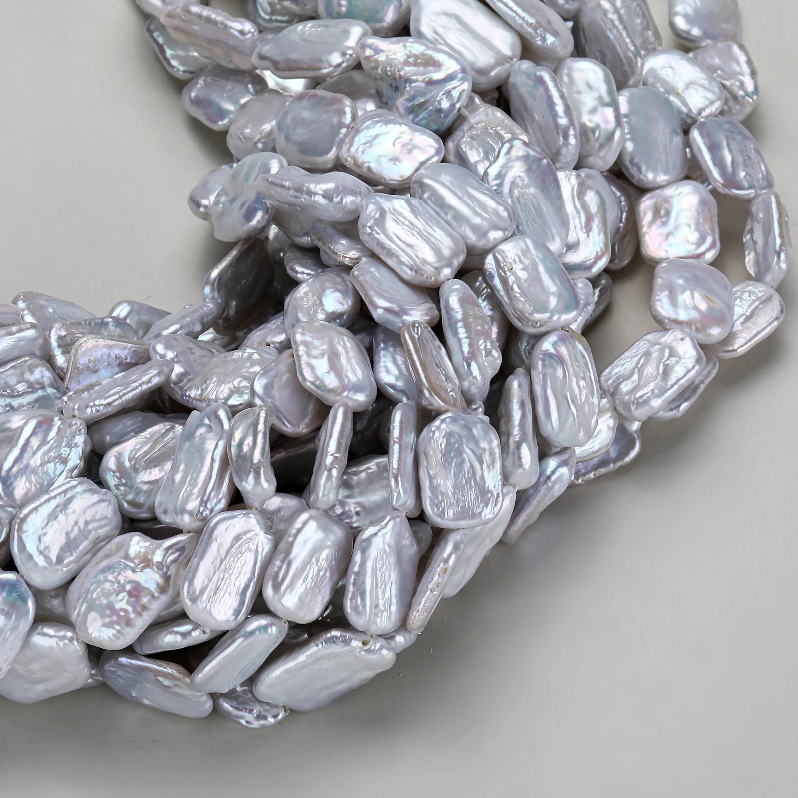 Irregular Square Baroque Freshwater Pearls Loose Beads DIY Handmade Semi-finished Material For Earrings Necklaces Bracelets