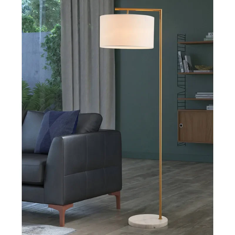 Lámparas de pie Led de lujo para sala de estar, lámpara de mesita de noche, luces de pie laterales para sofá, decoración del hogar, accesorios de