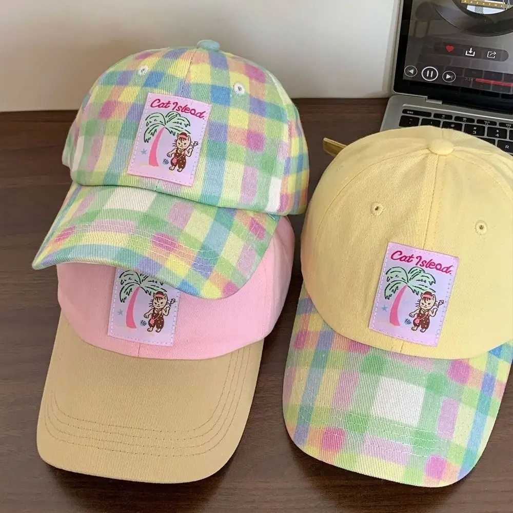 Cappello da baseball coreano casual Berretto con visiera ricamato primavera estate Berretto snapback con visiera carina per adolescenti