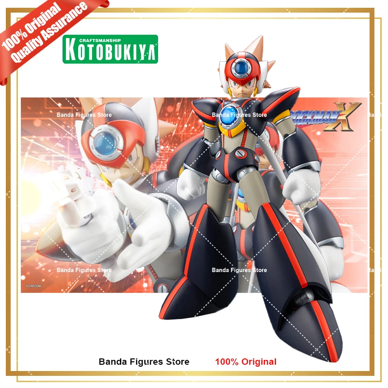 Оригинальная пластиковая модель Kotobukiya 1/12 Rockman X Axel Mega Man X KP605, в наличии, коллекция аниме, фигурки, модель игрушки