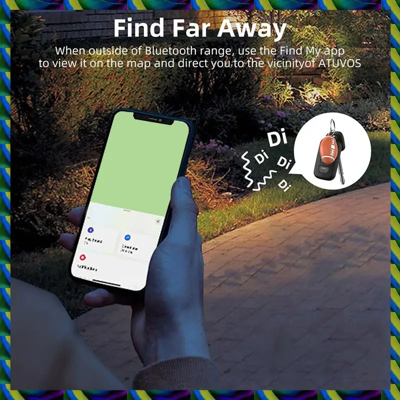 

Ежедневный мини-Bluetooth GPS-трекер с защитой от потери устройства для Find My App, идеально подходит для домашних животных, детских сумок, кошельков и ключей A