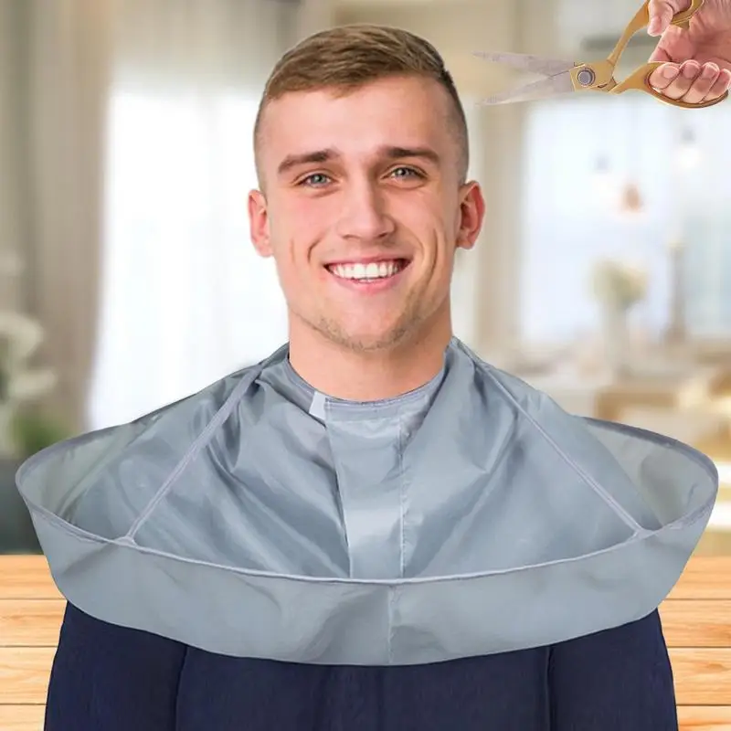 Male Shaving Apron Beard Catcher Cape Care Bib Face Shaved Hair Adult Bibs Shaver Cleaning Hairdresser Gift for Man Clean Apron