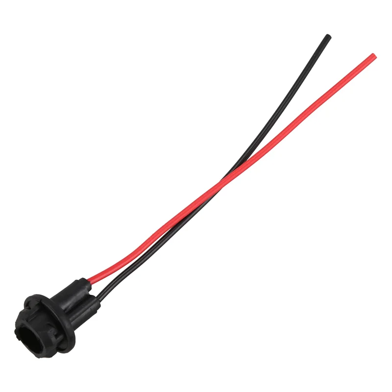 

AS94-200X T10 W5W 168 194 Патрон для лампы Стеклянный цоколь Патрон для лампы DIY, черный