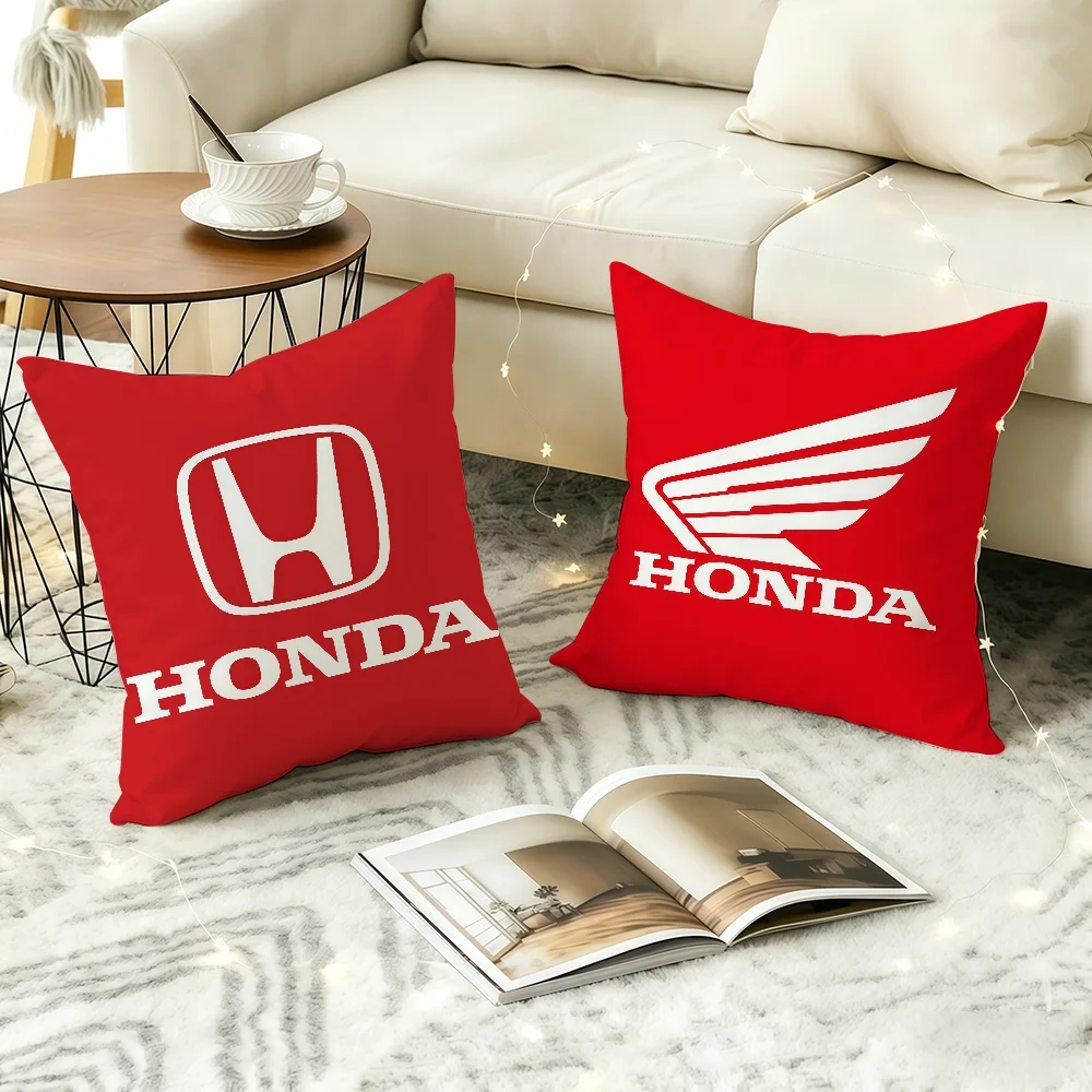 Fashion Print H-Honda cushion cover Comfortable Decorative For Bedroom Living room Dormitory Picnic and Holiday Decoration