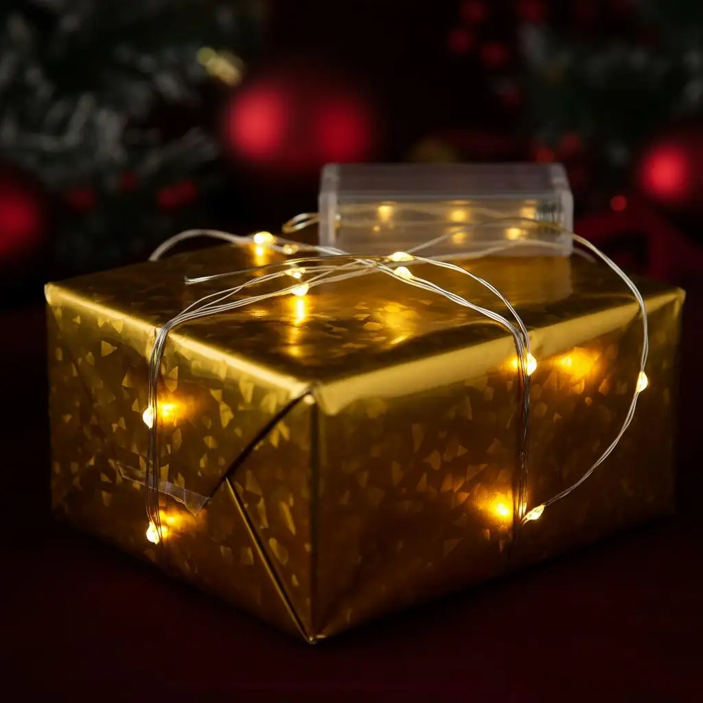 الملونة البسيطة Led الجنية سلسلة أضواء الديكور إضاءة غرفة النوم النحاس للمناظر الطبيعية الزفاف الدافئة الأبيض/مصباح أبيض بارد عطلة