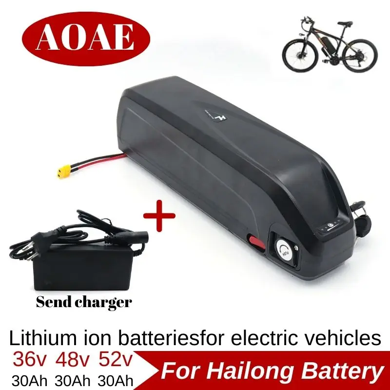 

Hailong Battery Electric Scooter 36V 48V 52V 20Ah-30Ah for 250W~1000W Motorcycle/bicycle Waterproof LithiumBattery