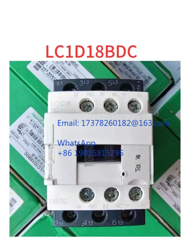 

Новый контактор LC1D18BDC, катушка DC24V