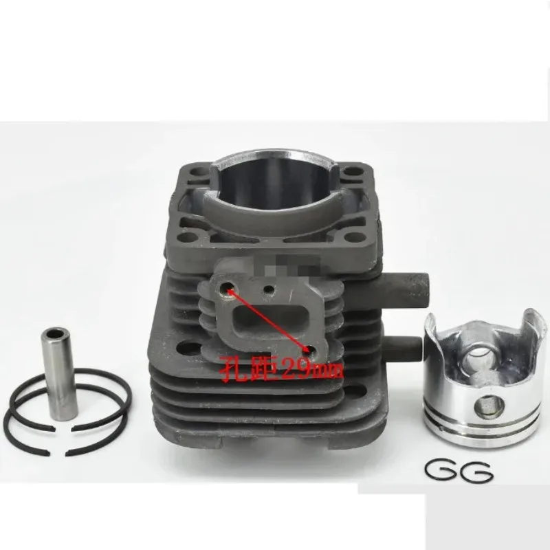 TH34 CYLINDER with PISTON RINGS ASSEMBLY 37MM FOR KAAZ KAWASAKI TH34D 2 CYCEL 34CC TRIMMER BRUSH CUTTER ZYLINDER KIT