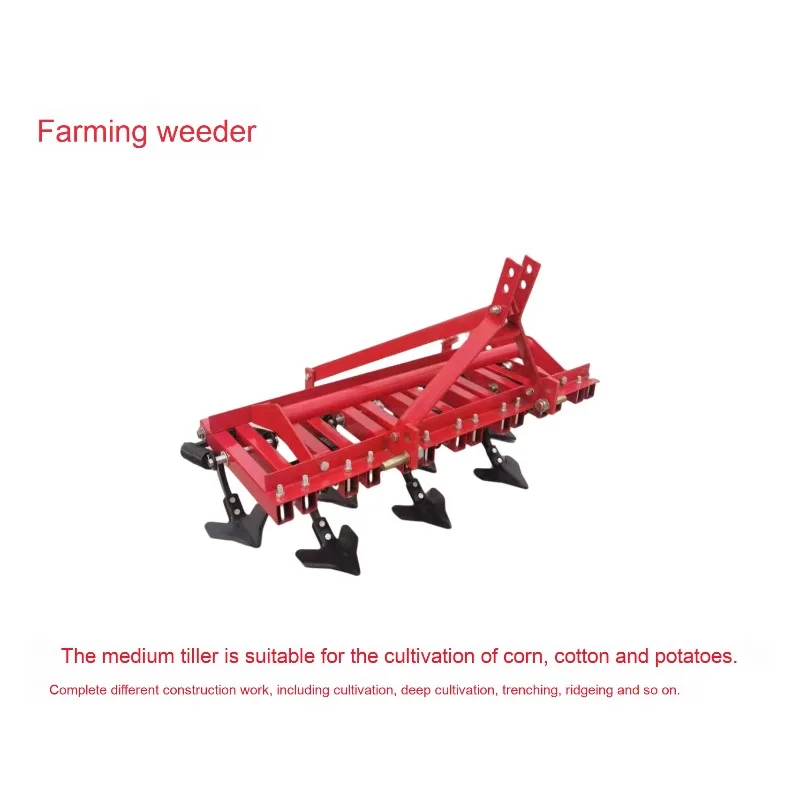 New type of crop soil looser, double spring cultivator, high-yield one-piece mechanical sublooser