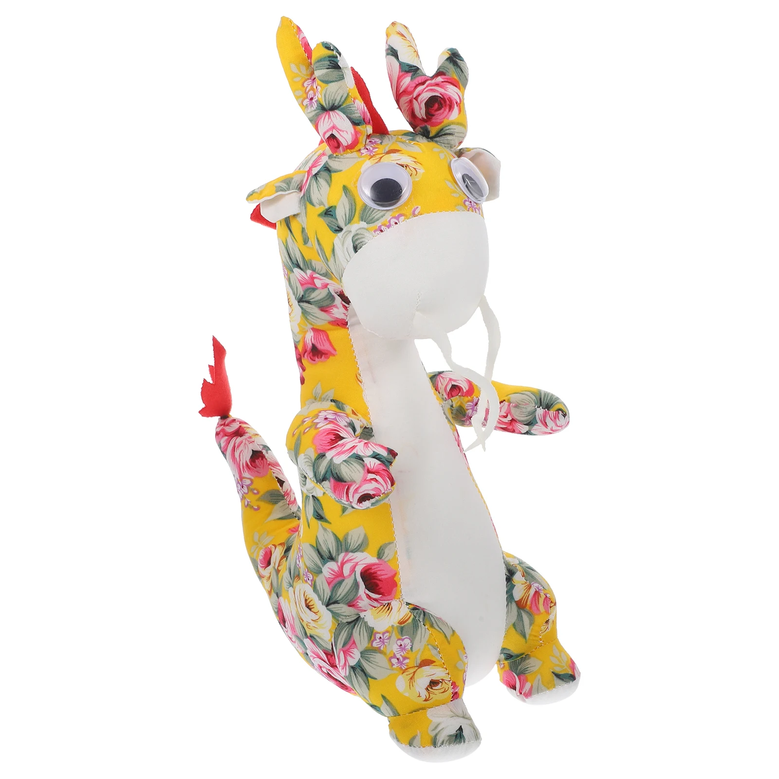 

1pc Cute Animal Stuffed New Year Gift Chinese New Year Gift Stuffed Realistic Dragon Chinese Style Dragon Toy