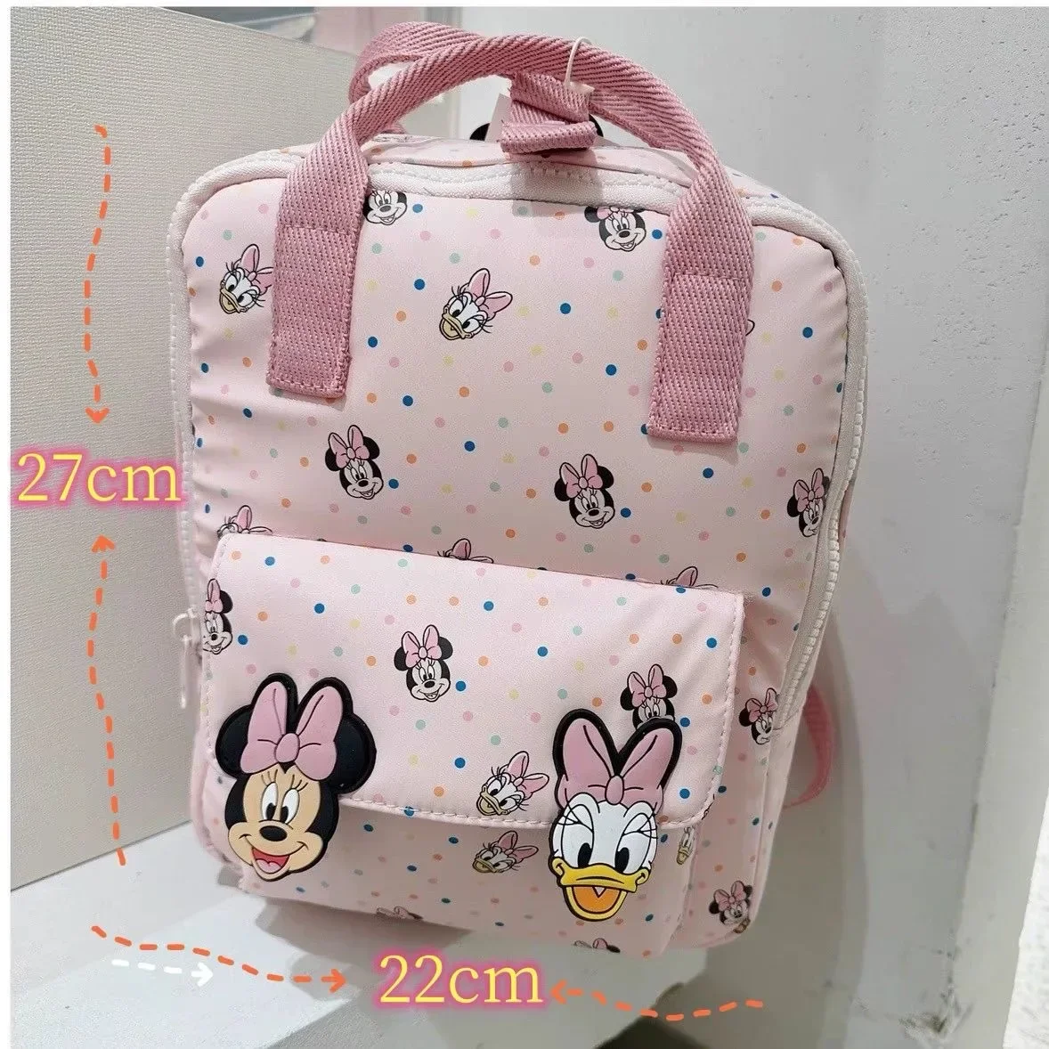 Disney cartoon Minnie Kids Backpack Mini plush Schoolbag Girls and Boys Cute lady Shoulder Bag gift