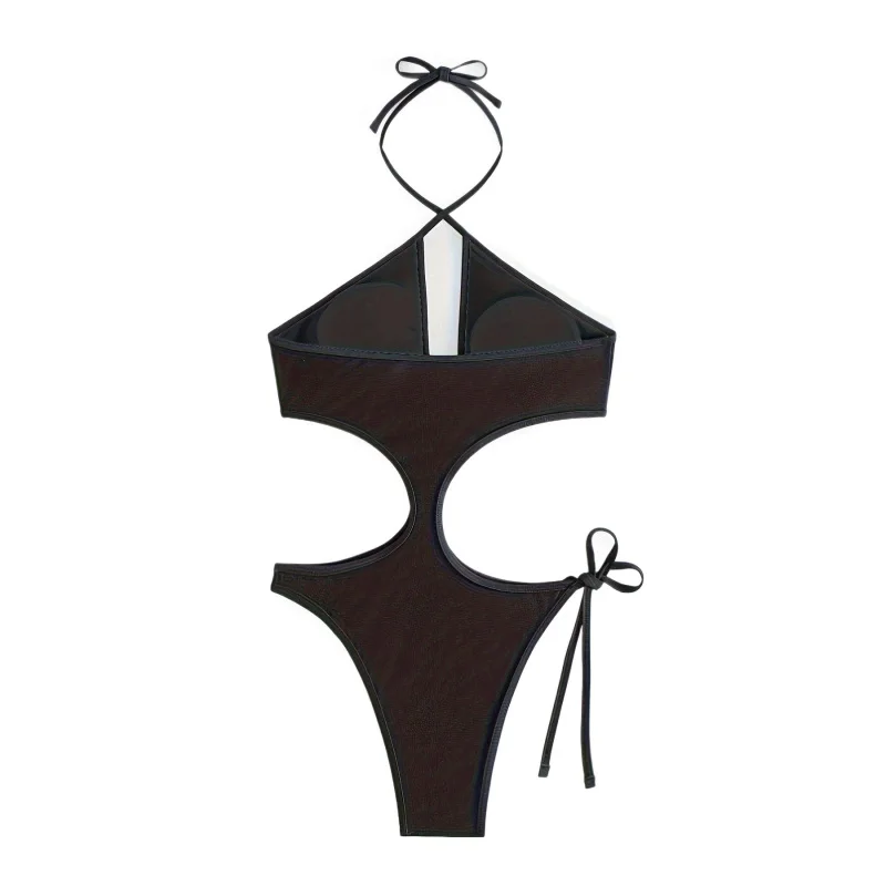 الصيف ملابس السباحة قطع المرأة مثير قطعة واحدة مجموعة البكيني ملابس بحر الرسن ثوب السباحة الإناث مثير المايوه #4