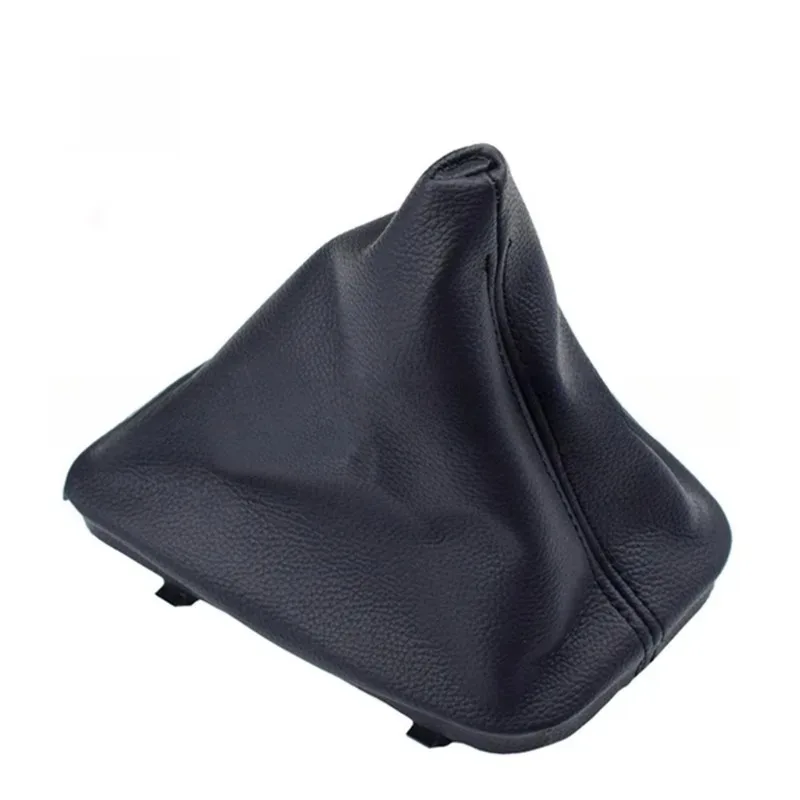 1pcs for Car Shift Gear Stick Manual Shift Boot Black Leather Boot with Frame E30 E36 E39 E46 E81 E82 E87 E88 E90 E91 E92 E93