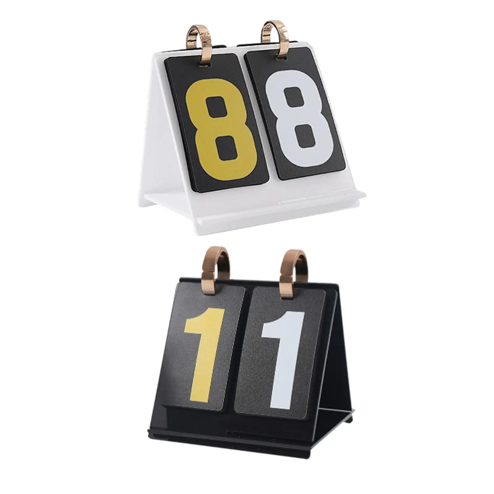 

Card Board Game Scoreboard Acrylic Record Lightweight Multipurpose Desktop Scoring Cards Flip Number Score Keeper Score Flipper