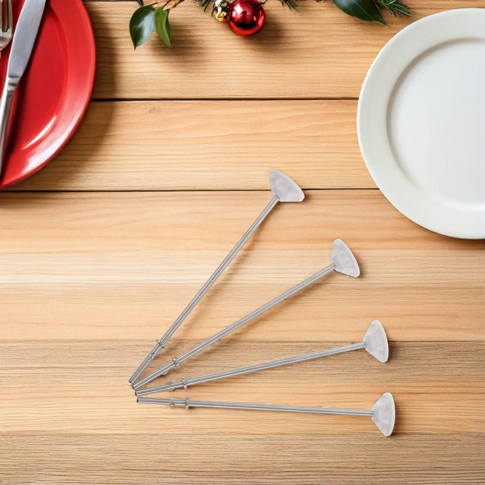 4Pcs Hand Mixer Blending Rod Stainless Steel Stirring Paddle Attachment for Liquid Blending Coffees Soups Smoothies Efficient view 5