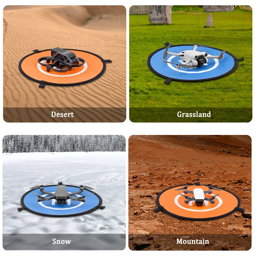Universal 75/55cm Fast-fold Landing Pad FPV Drone Parking Apron Foldable Pad For DJI Spark Mavic Pro FPV Racing Drone Accessory