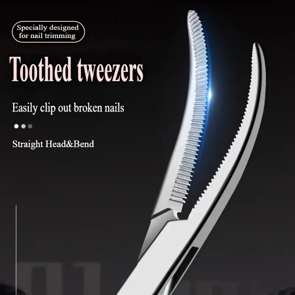 Obcinaczki do paznokci ze stali nierdzewnej - hipoalergiczne, precyzyjne, do paznokci zarastających, trwałe metalowe narzędzie do pielęgnacji.