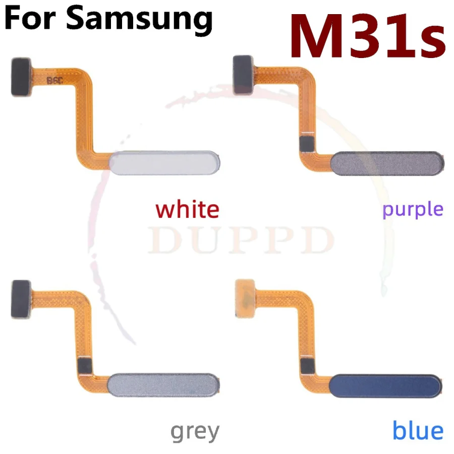 NEW Power Home Button Menu Return Key Fingerprint Touch ID Recognition Sensor Flex Cable For Samsung M20 M30 M30s M31 M31s