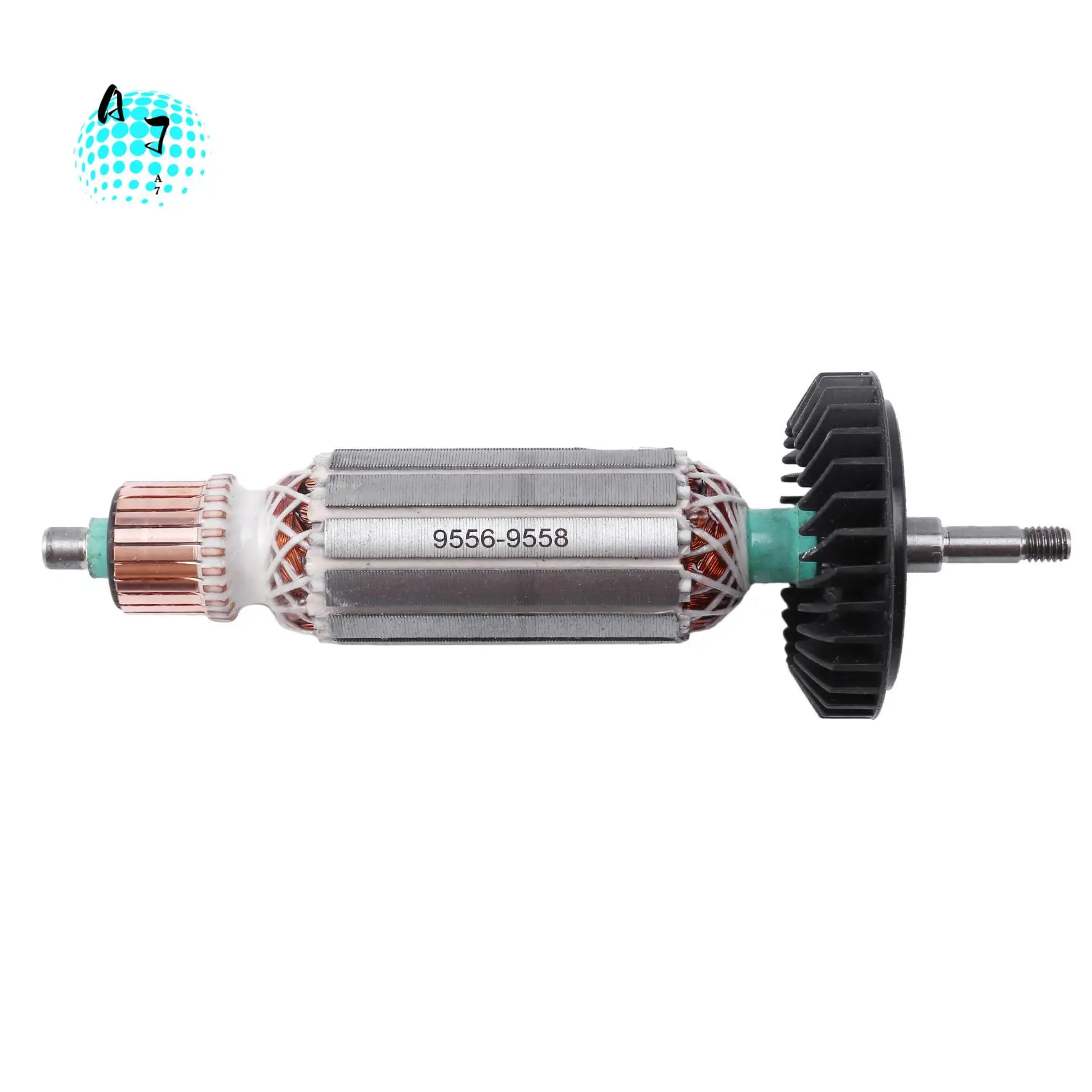 

A07F-Replacement AC220V-240V Armature Rotor For Angle Grinder 9556 9557 9558 9556NB 9556HN 9557NB 9557HN 9558NB 9558HN