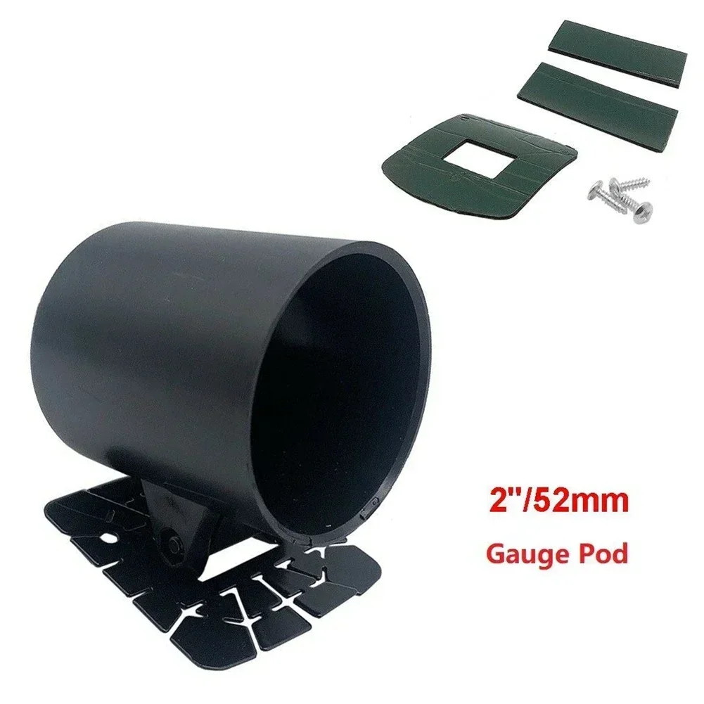 Car Single Gauge Meter Cup Pod Holder Dash Mount Bracket Boost 2inch 52mm Plastic Durable For Universal Auto Gauges Trim Parts