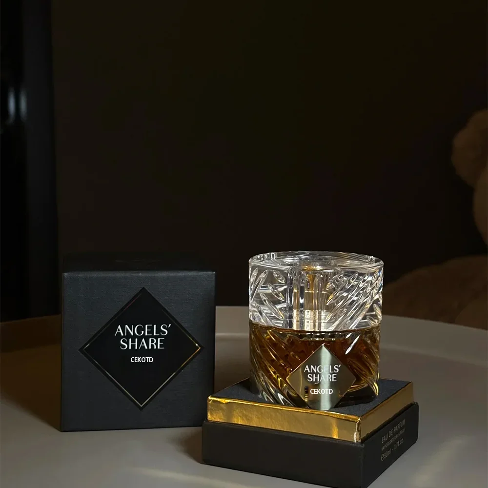 

50ml Brand Angels Share Lasting Perfume Natural Floral Fruity Ice Rose Flame Wormwood Apple Brandy EDT for Men's Women