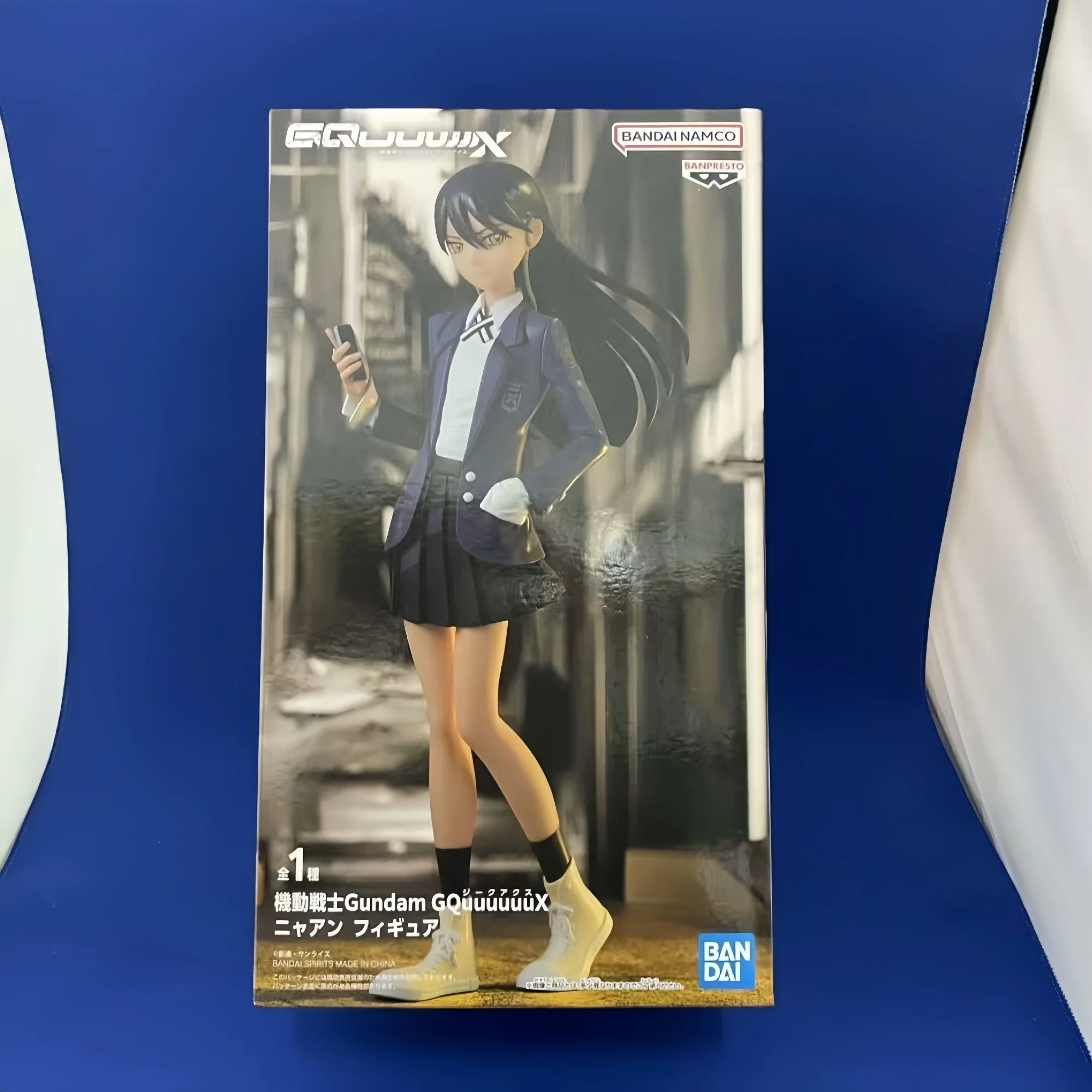

Genuine Bandai Banpresto Gundam Gquuuuuux Nyaan About 23Cm School Uniform New and Unopened Standing Figure Figure Model