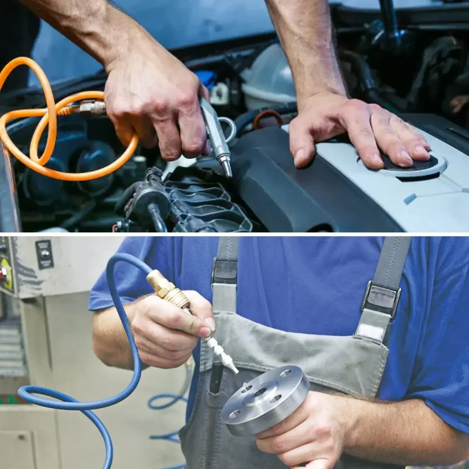 1/2 Pcs Adjustable Pocket Air Blow Gun with 1/4" I/M Type Plug for Handling and Directing Air Purification Work